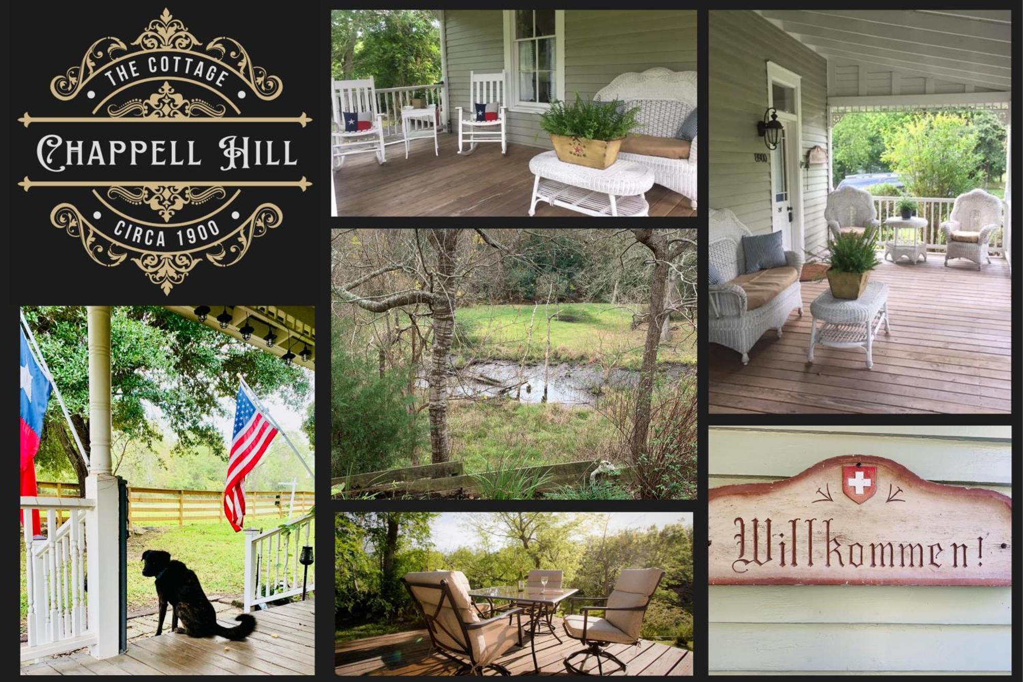 Circa 1900 - Historic - Romantic - Private - Pond - Fenced Yard - The Cottage At Chappell Hill المظهر الخارجي الصورة